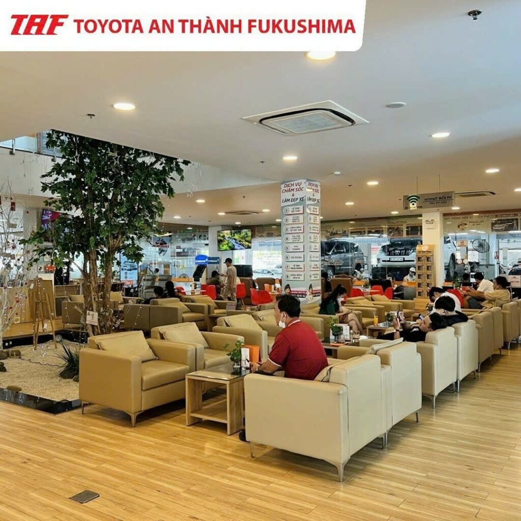 Phòng chờ dịch vụ Toyota An Thành Fukushima